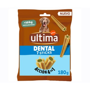 Imagen de ULTIMA Snack perro medmax dental 7 stick 180 gr.