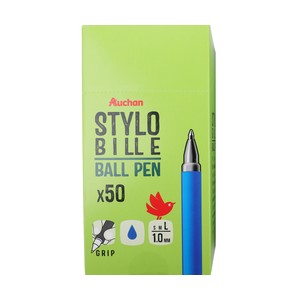 Imagen de Bolígrafo con click de tacto de goma, ALCAMPO. 