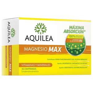 AQUILEA Complemento nutricional a base de Magnesio, vitaminas y minerales AQUILEA Magnesio max 30 uds.
