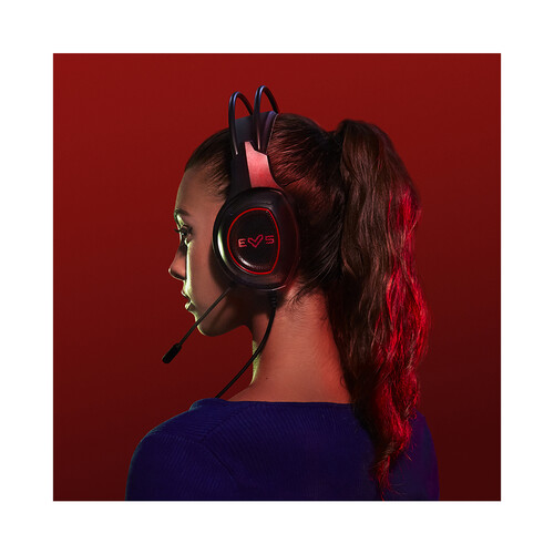 Auriculares gaming ENERGY SISTEM ESG 2 Laser, con micrófono, longitud 220cm, conector jack 3,5mm y USB.