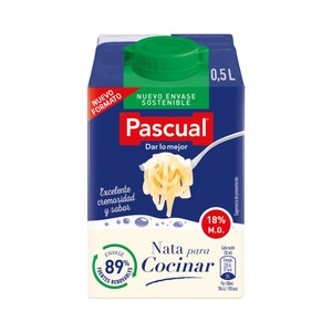 PASCUAL Nata líquida para cocinar (18% materia grasa) PASCUAL 500 ml.