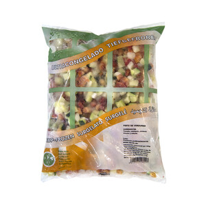 Imagen de AUCHAN Pisto de verduras congelado (tomate, calabacín, pimiento tricolor y cebolla) 1 Kg. Producto Alcampo