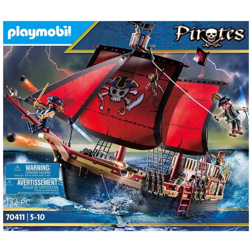 PLAYMOBIL barco pirata calavera
