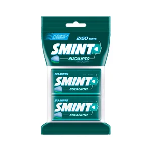 SMINT Caramelos comprimidos de eucalipto sin azúcar 2 x 35 g.
