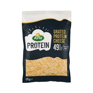ARLA Queso rallado light para pizza con alto contenido de proteína 175 g.  