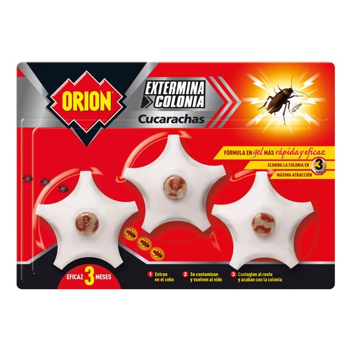 ORION Cebo cucacarachas gel 3 uds
