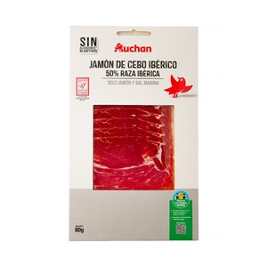 Alcampo Cultivamos LO Bueno  Jamón de Cebo Ibérico (50% Raza Ibérica)  80 G.