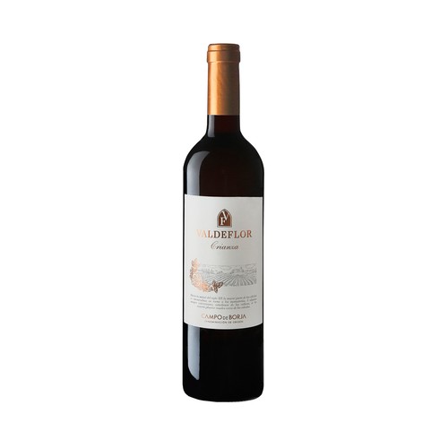 VALDEFLOR  Vino tinto crianza con D.O. Campo de Borja botella 75 cl.