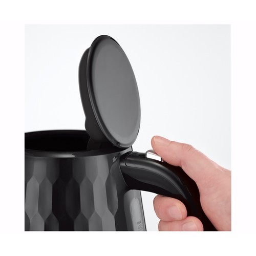 Hervidor de agua RUSSELL HOBBS Honeycomb 26051-70, color negro, 1,7L, 2400W