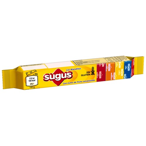 SUGUS Caramelos 5 sabores 45 g.