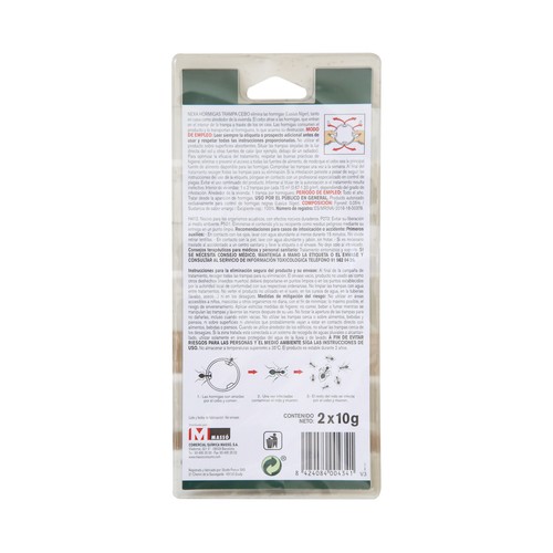 Cebo para hormigas interior, COMERCIAL QUIMICA MASSO.