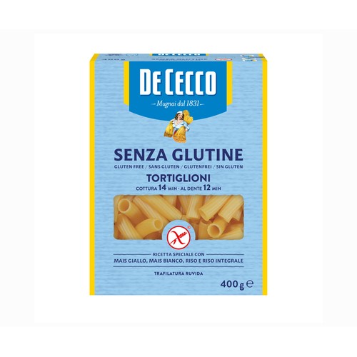 DE CECCO Tortiglioni sin gluten 400 gr.