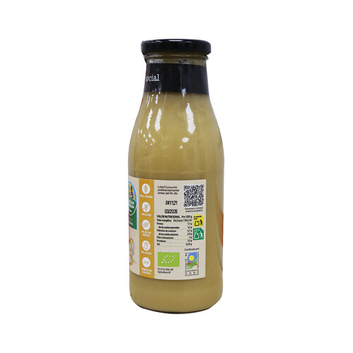 ALCAMPO CULTIVAMOS LO BUENO ECOLÓGICO  Crema Vichyssoise de puerro y patata ecológica 500 ml.