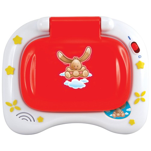 Ordenador infantil con actividades, sonidos y espejo ONE TWO FUN ALCAMPO Baby.