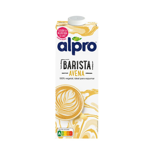 ALPRO Barista Bebida de avena 100% vegetal, especial para café 1 l.