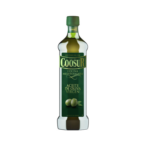 Alcampo COOSUR Aceite de oliva virgen cocina Mediterránea botella de 1 l