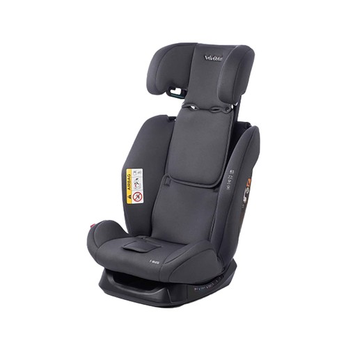 Silla de auto VIVITTA Eder i-Size 40 -150 cm, reclinable, cabezal regulable, color gris.