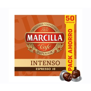 Café cápsulas intenso I10 50 uds. 260 gr.