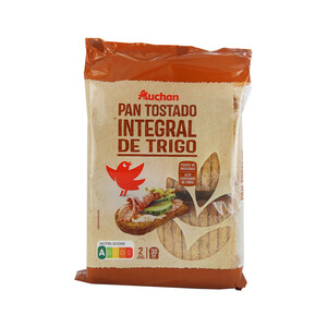 PRODUCTO ALCAMPO Pan tostado integral en rebanadas PRODUCTO ALCAMPO 270 gr,
