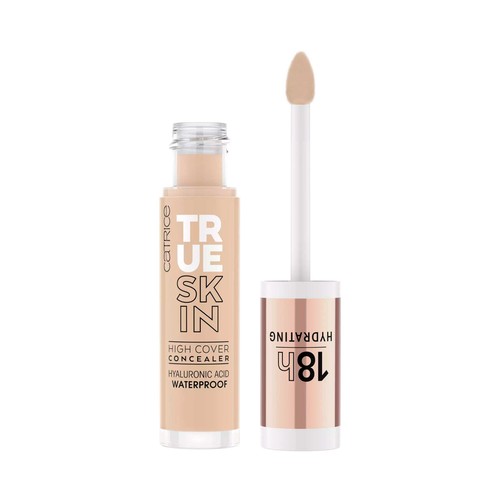 CATRICE True skin tono 020 Warm beige Corrector hidratante, acabado mate y gran cobertura sin efecto máscara.