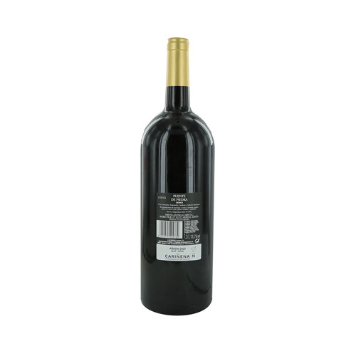 PUENTE DE PIEDRA  Vino tinto crianza con D.O. Cariñena Magnum de 1,5 l.