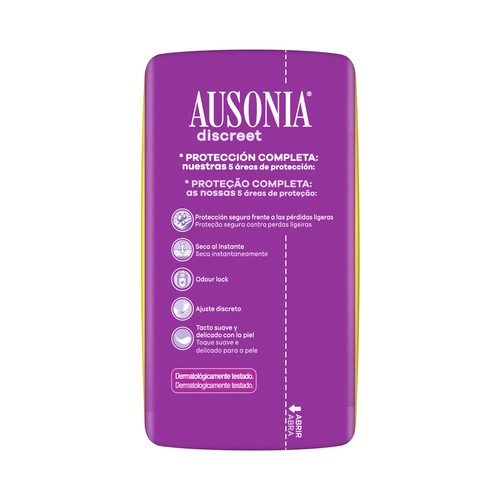 AUSONIA Discreet Compresas mini para perdidas de orina 50 uds.