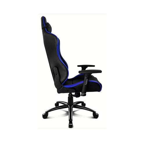 Silla Gaming Drift DR200 Negro/Azul, reposabrazos ajustable, asiento basculante, altura regulable.
