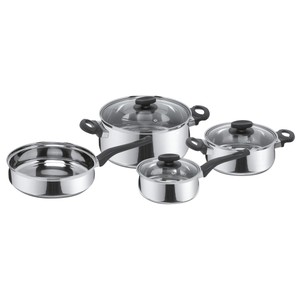 Imagen de Batería 7 piezas de olla de cocina de acero inoxidable MAGEFESA.