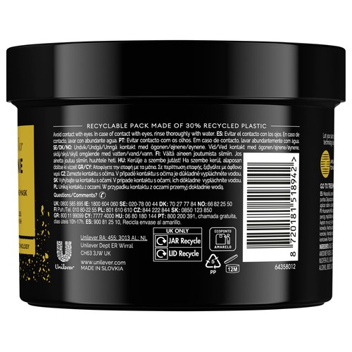 TRESEMMÉ Lamellar shine Máscarilla capilar para cabellos apagados o sin vida 440 ml.