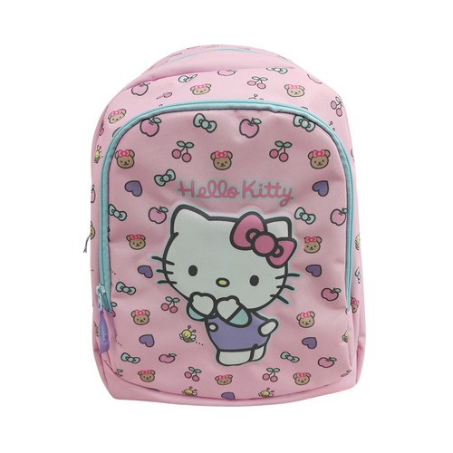 Mochila 38 cm 2 compartimentos. HELLO KITTY