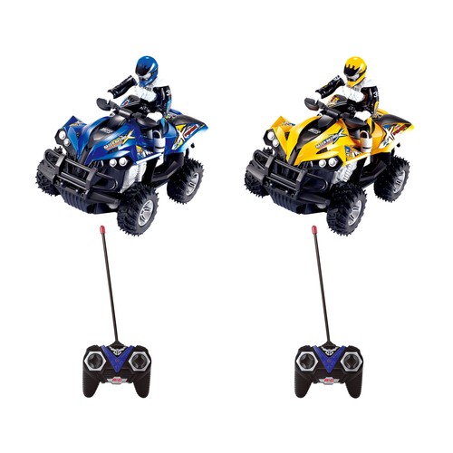 Quad teledirigido a ecala 1:12, 20,5cm., ONE TWO FUN ALCAMPO.