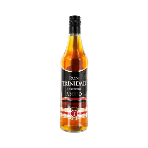 Ron añejo dominicano TRINIDAD botella de 70 cl.