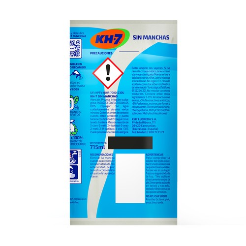KH-7 Spray quitamanchas sin lejía 715ml