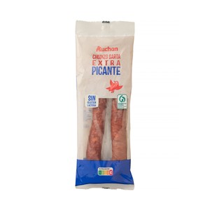 AUCHAN Sarta de chorizo picante de categoria extra 280 g. Producto Alcampo