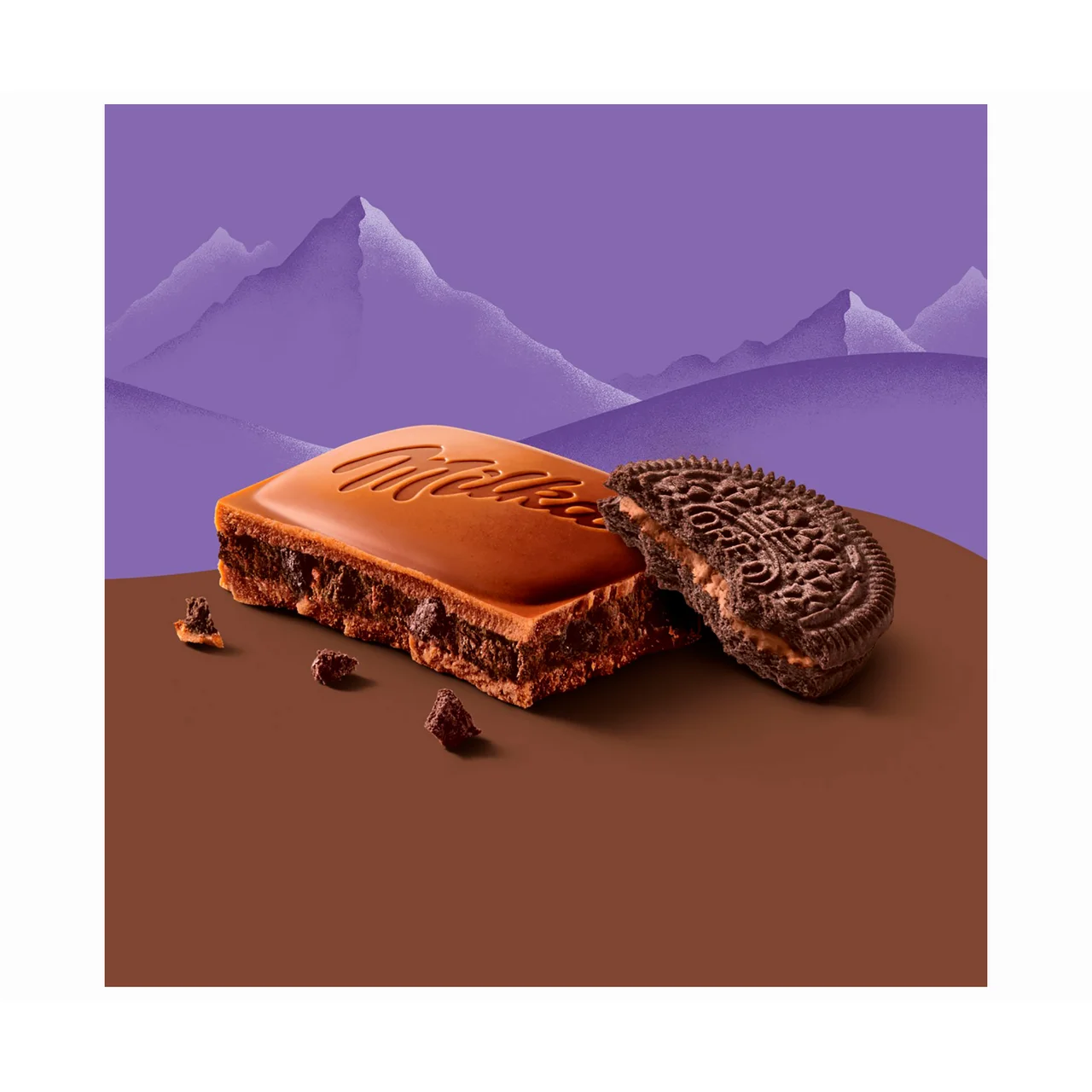 Chocolate de oreo y brownie 100 g.