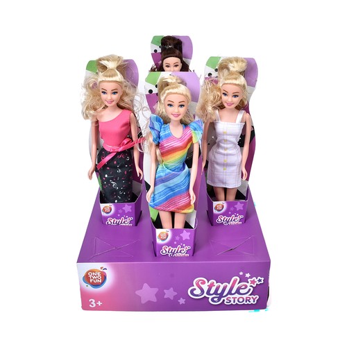 Muñeca Style Story, modelos surtidos +3 Años ONE, TWO FUN