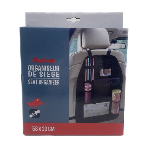 Organizador para el asiento trasero del coche 58x39cm, AUCHAN.