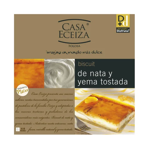 Tarta congelada de mousse de limón 400 g.