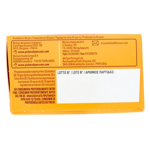 McCAIN Pickers Bocados crujientes con corazón de queso cheddar 230 g.