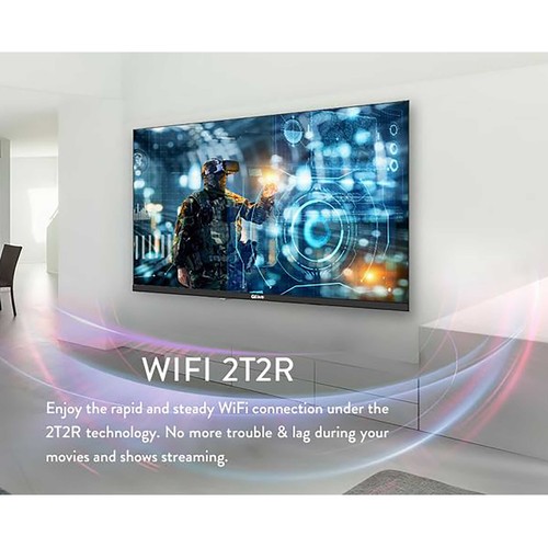 Televisión 139,7cm (55") QLED QILIVE Q55QA232B, UHD 4K, Smart TV Android, TDT T2, WiFi, Bluetooth, USB, 4xHDMI.