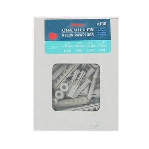Imagen de Surtido de tacos nylon, 100 unidades, ALCAMPO.