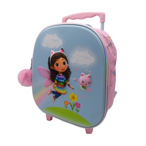 Imagen de Mochila con ruedas 3D LA CASA DE MUÑECAS DE GABBY.