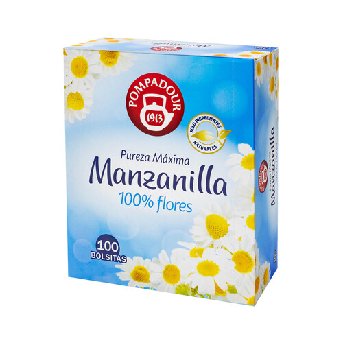 Manzanilla POMPADOUR 100 unidades 90 gramos