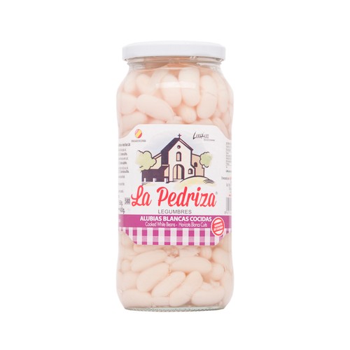 LA PEDRIZA Alubias blancas cocidas  560 gr.