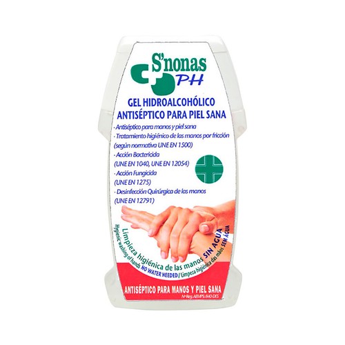 S´NONAS Gel hidroalcohólico antiséptico 500 ml.