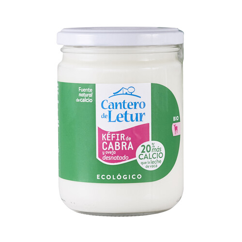 Kefir de cabra desnatado ecológico CANTERO DE LETUR 420 gr