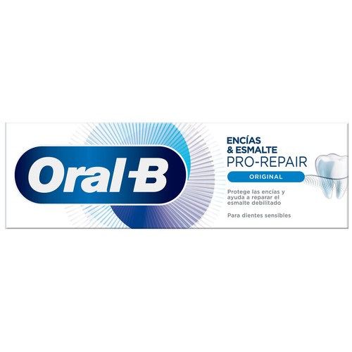 ORAL-B Advanced Pasta de dientes fortalecedora del esmalte, sabor hierbabuena y eucalipto 75 ml.
