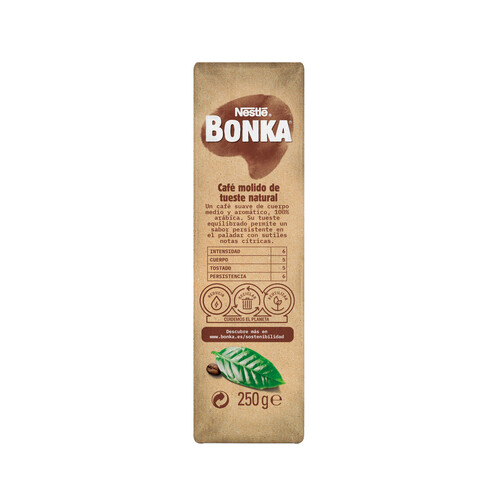 BONKA Café molido puro Colombia 250 g.