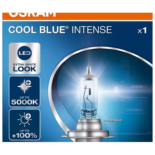 1 lamp h7 12 v luz exterior 5000 k  cool blue intense. OSRAM