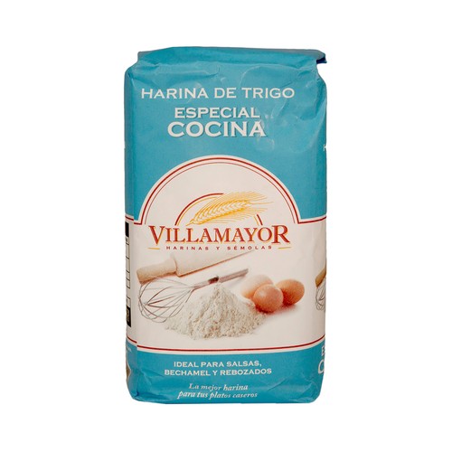 Harina de trigo ideal para cocina VILLAMAYOR 1 kg.